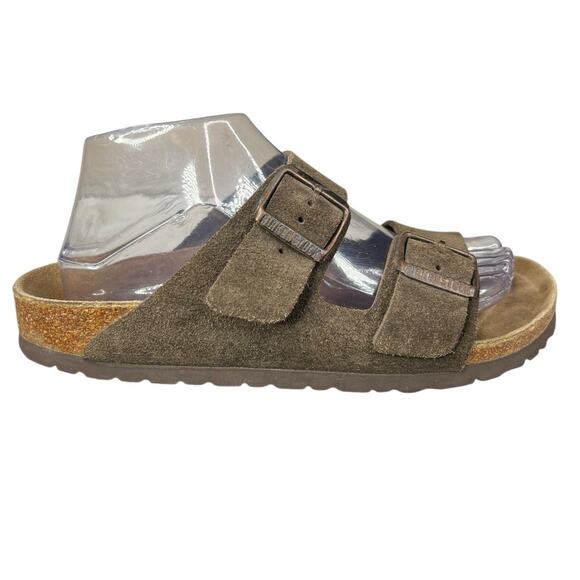 Birkenstock Unisex Arizona Brown Suede Slip On Sandal Size 39
M 6 W 8 - Picture 1 of 11